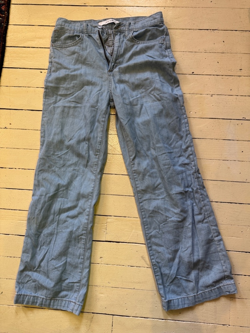 Joe's Jeans Light Blue Denim Waistband Detail Pants